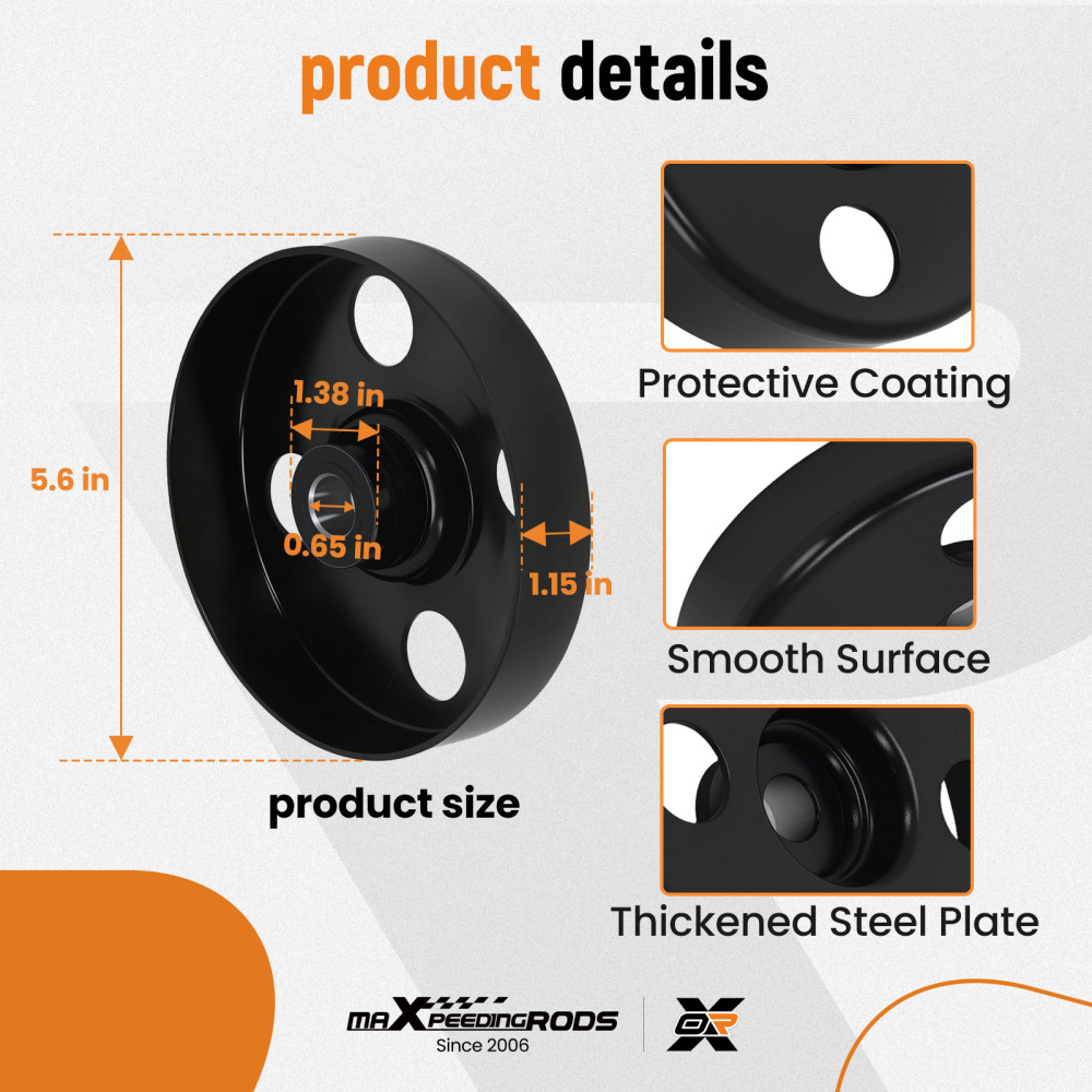 Vacuum Pump Pulley compatible for Isuzu NPR HD Gas V8 LQ4 L31 L05 1996-2003 8972414162