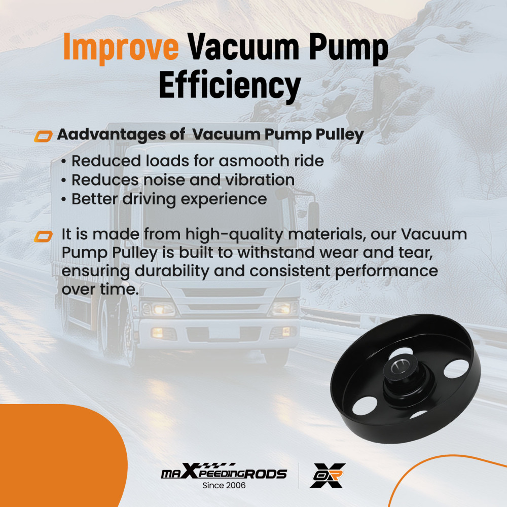 Vacuum Pump Pulley compatible for Isuzu NPR HD Gas V8 LQ4 L31 L05 1996-2003 8972414162