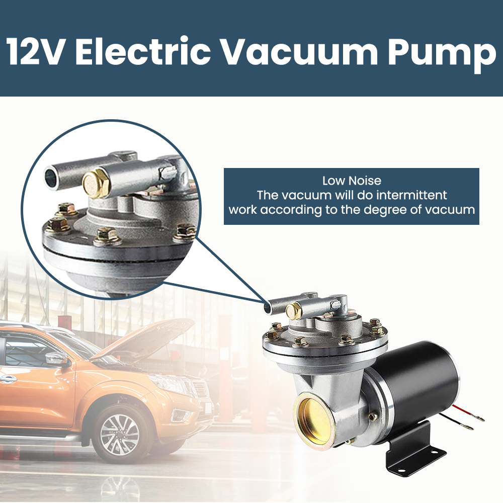 Electric Vacuum Pump Kit for Brake Booster 12 Volt 18