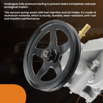 Vacuum Pump 12696313 compatible for Chevy Silverado GMC Sierra 1500 compatible for Tahoe Yukon 14-2020 NEW