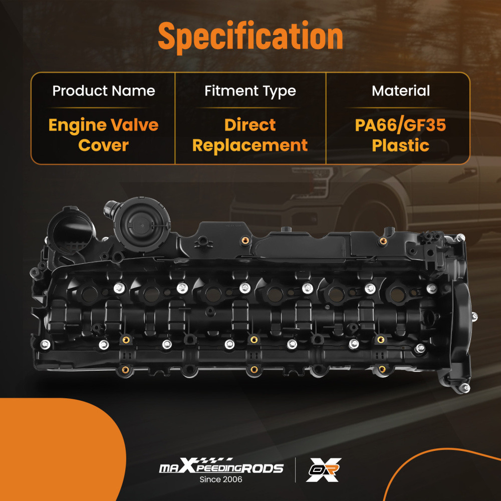 Valve cover with gasket for BMW N57 3 Series E90 E91 E93 5 Series F10 7 Series X3 11127800309