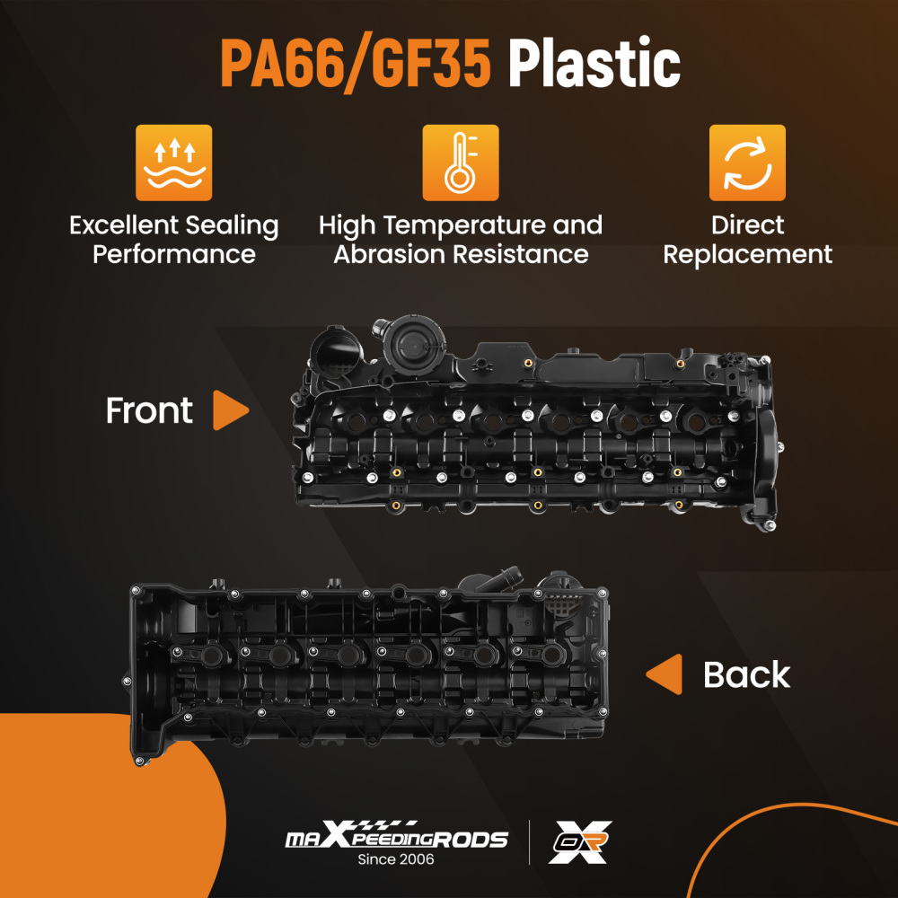 Valve cover with gasket for BMW N57 3 Series E90 E91 E93 5 Series F10 7 Series X3 11127800309