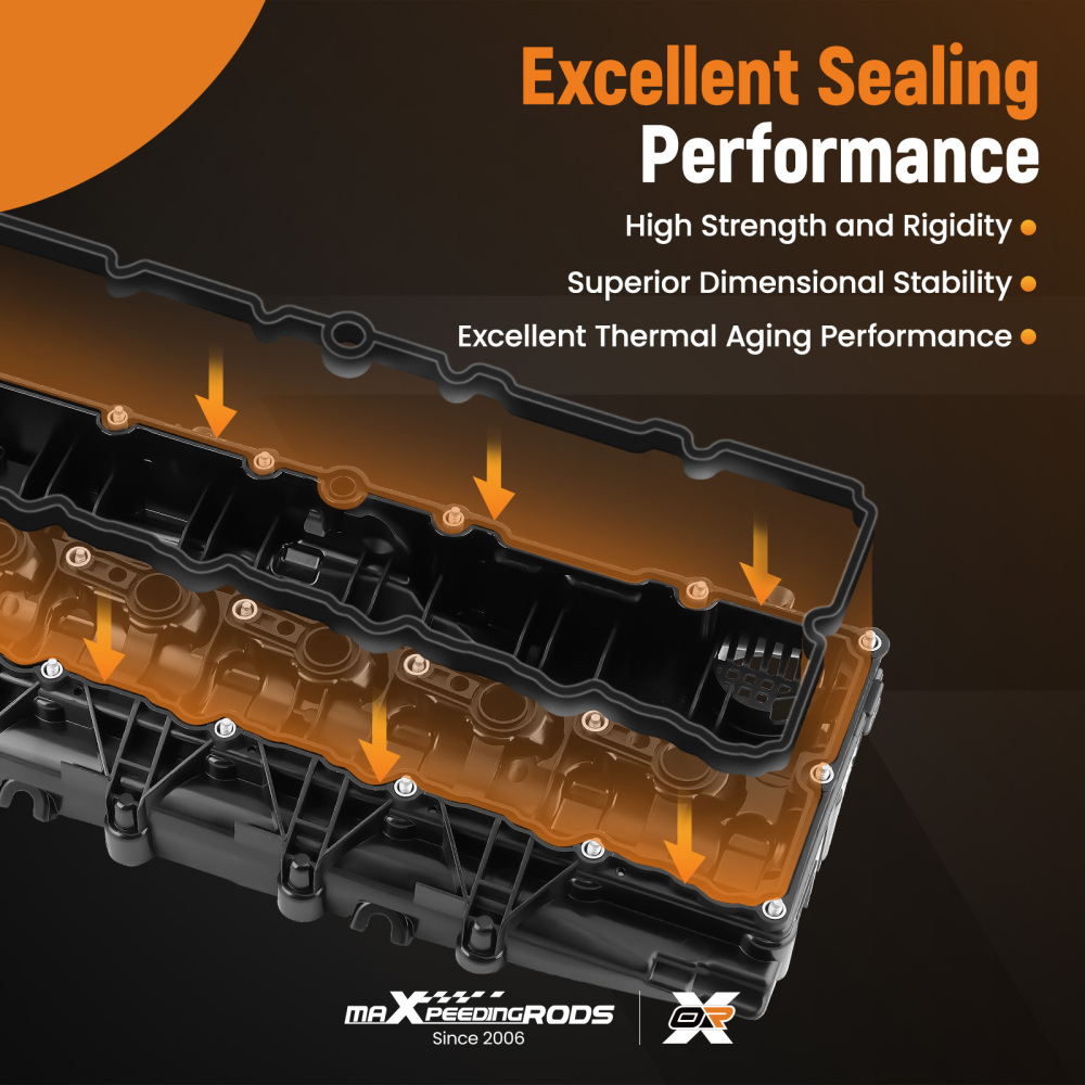 Valve cover with gasket for BMW N57 3 Series E90 E91 E93 5 Series F10 7 Series X3 11127800309