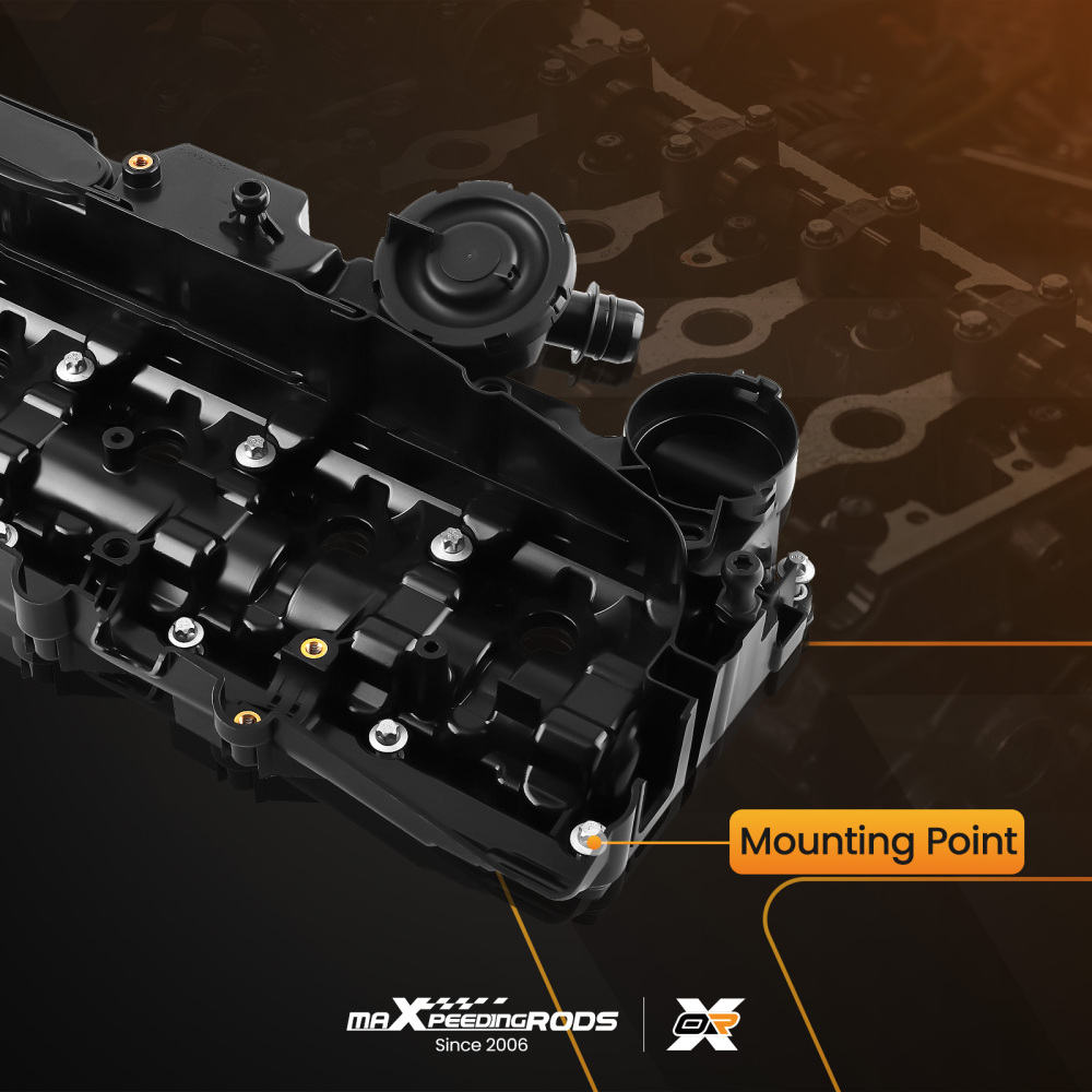 Valve cover with gasket for BMW N57 3 Series E90 E91 E93 5 Series F10 7 Series X3 11127800309