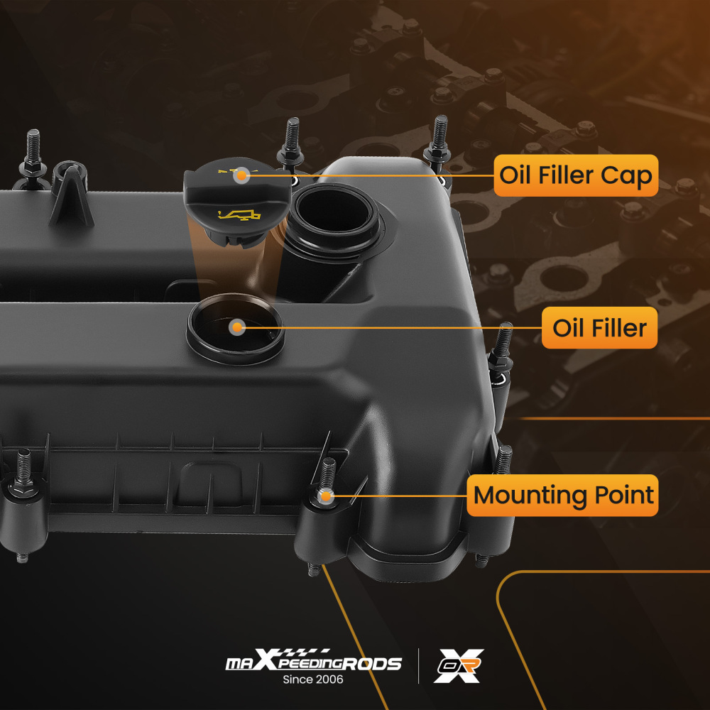 Valve CoverGasket compatible for Mazda 3 2.0L 2.3L 2006-2009 L3N5-10-210C L3N5-10-210A