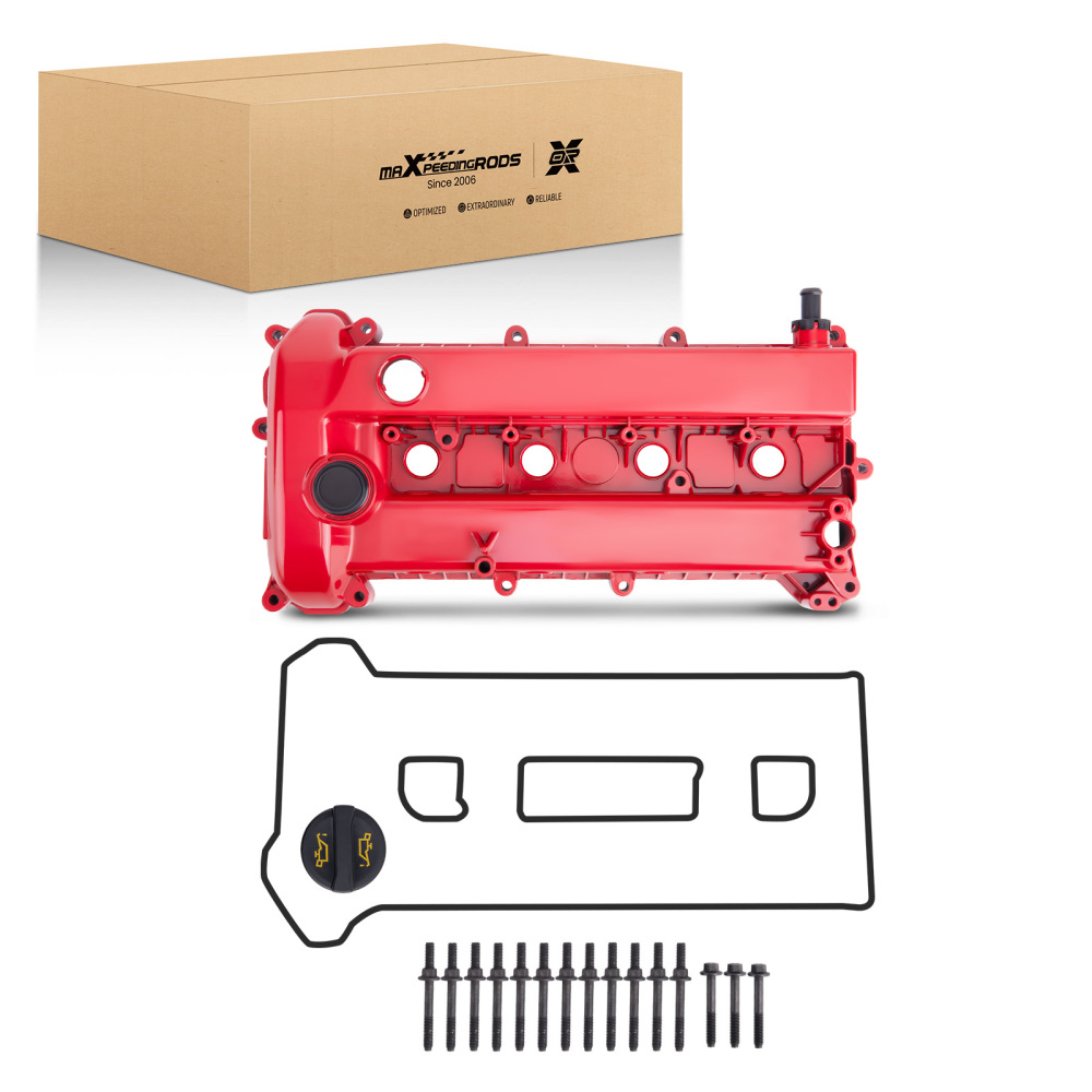 Aluminum Valve Cover Kit compatible for Mazda 3 2.0L 2.3L L4 DOHC 2006-2009 L3N510210C