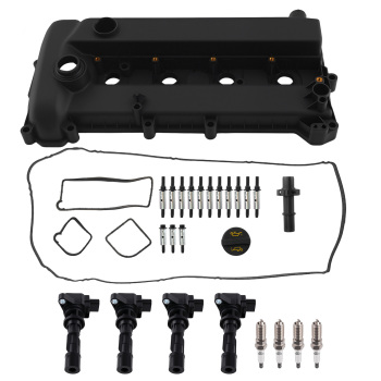 Ignition Coil + Engine Valve Cover Kit compatible for Mazda 3 5 6 CX-7 2.0L 2008-2015