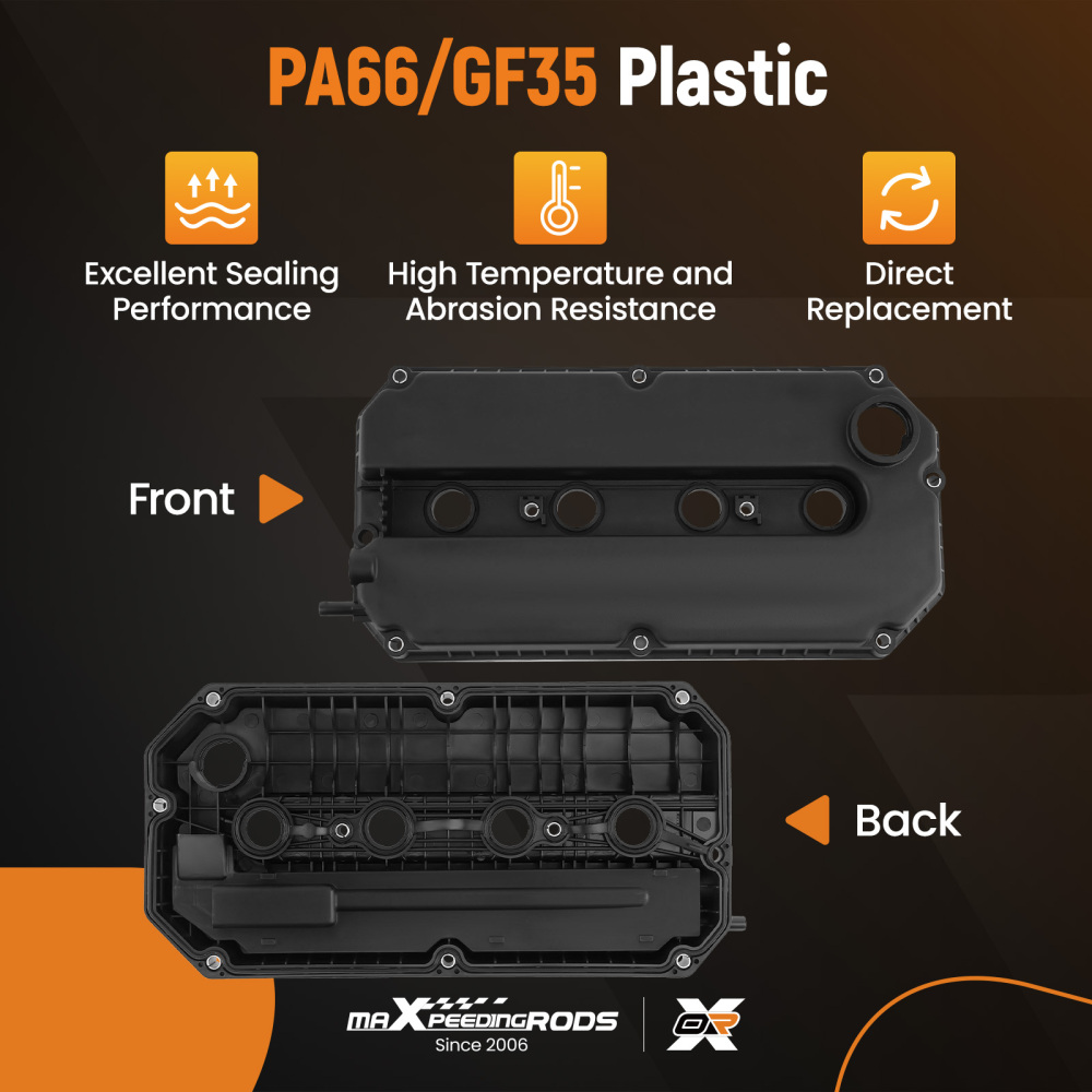 Valve Cover w/Gasket Kit compatible for Kia Rio 1.5L 1.6L DOHC 2001 2002 2003 0K30E10220A