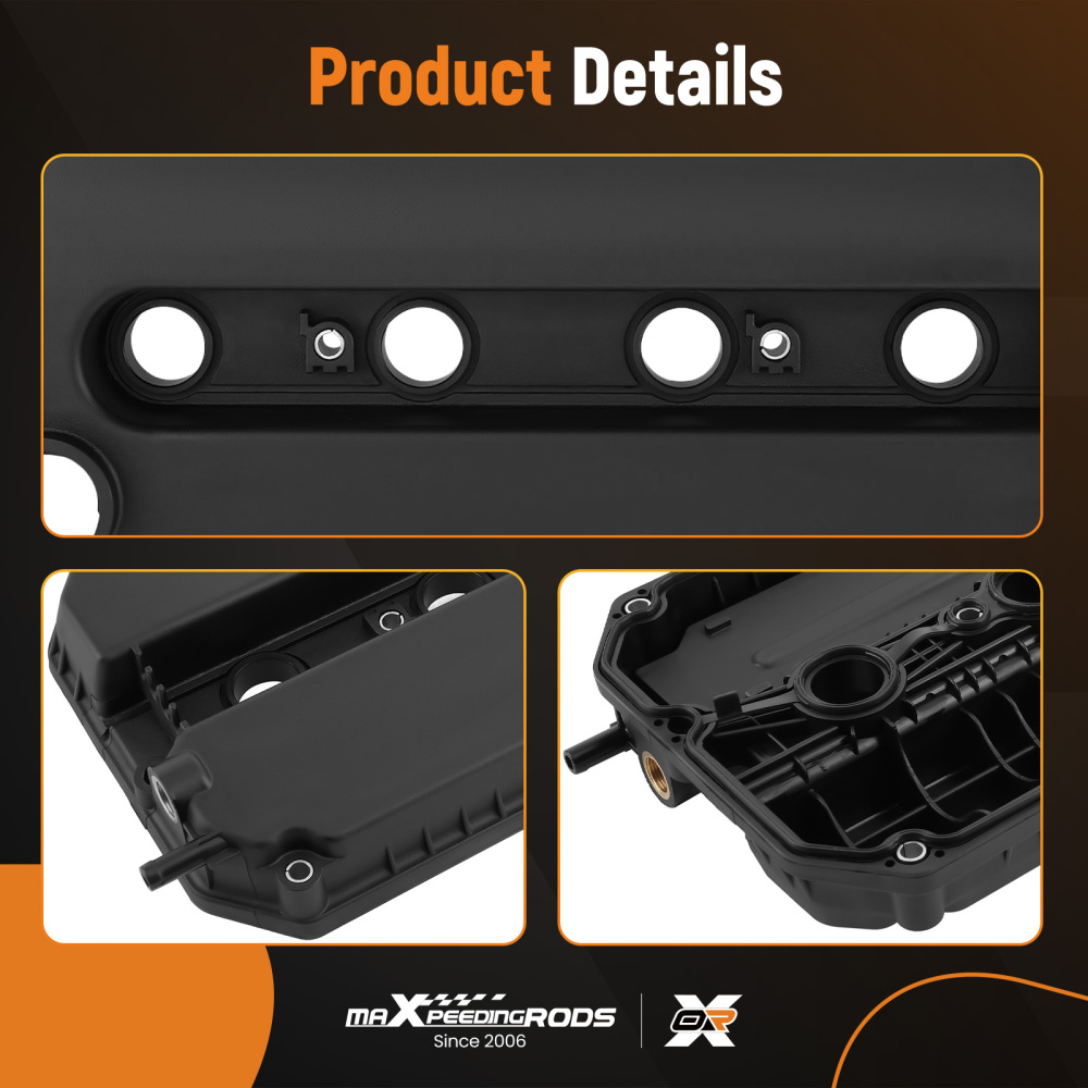 Valve Cover w/Gasket Kit compatible for Kia Rio 1.5L 1.6L DOHC 2001 2002 2003 0K30E10220A