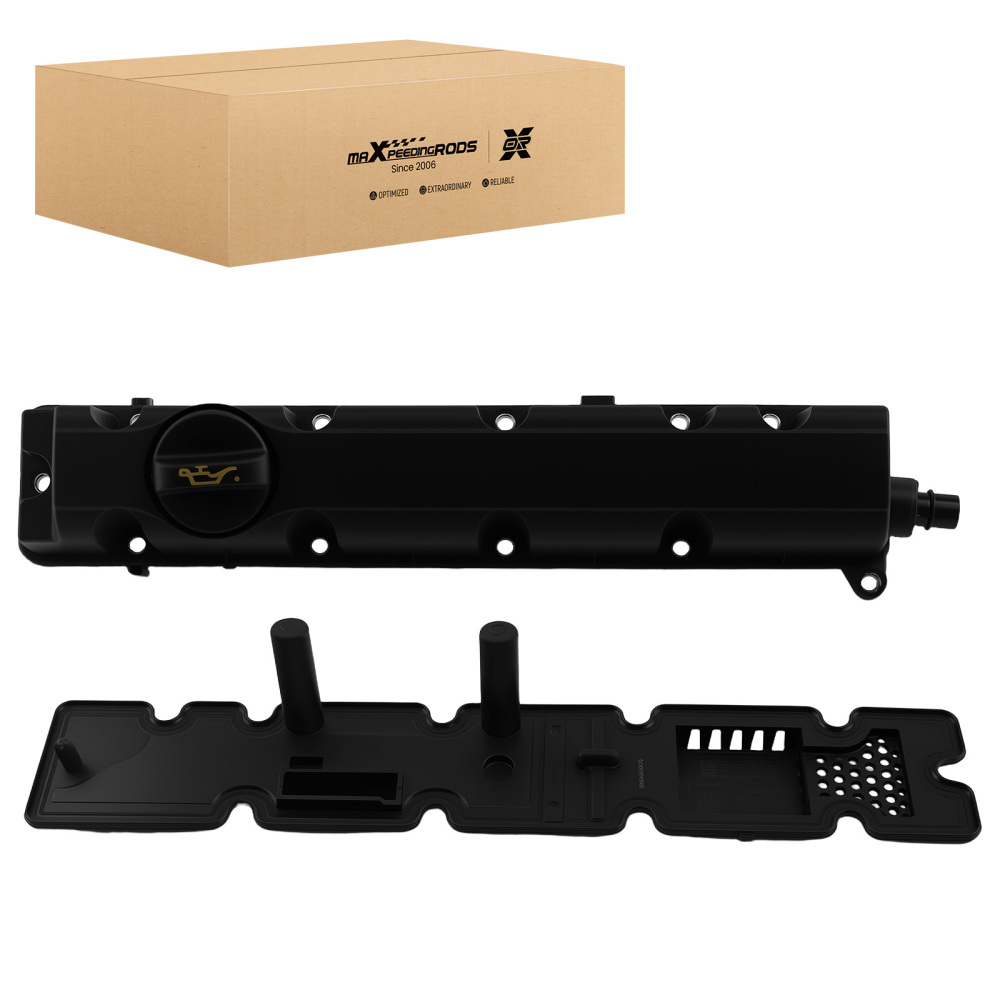 Cubierta de Válvulas compatible para Peugeot 307 407 compatible para Citroën C4 C5 0248P7 1.8L 2.0L Negro