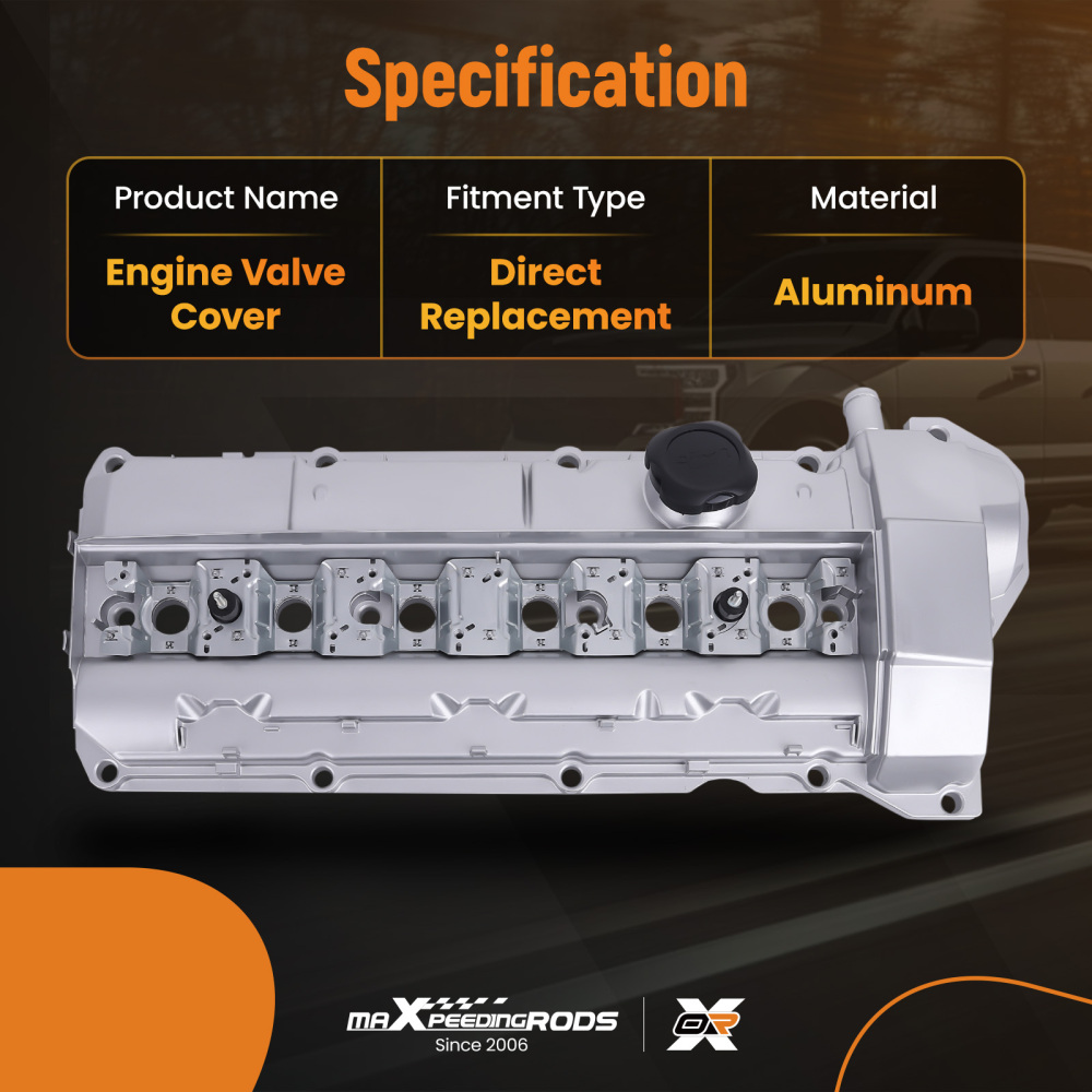 Upgrade Aluminum Valve Cover Set compatible for BMW E36 E39 323is 328is 528i M3 1996-1999