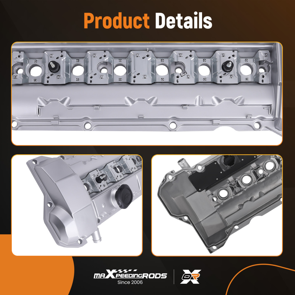 Upgrade Aluminum Valve Cover Set compatible for BMW E36 E39 323is 328is 528i M3 1996-1999