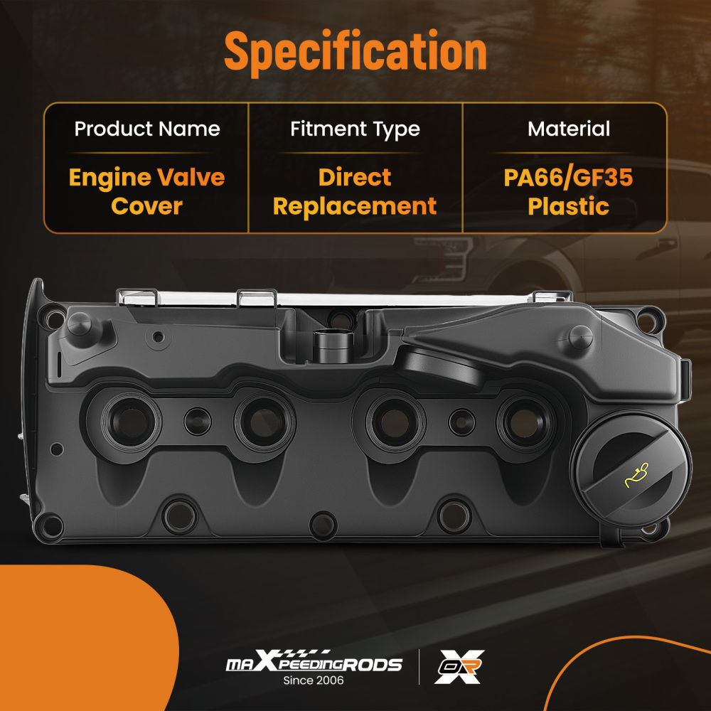 Cam Rocker Cover compatible for VW Golf Jetta Passat Tiguan 2.0 TDI 03L103469R 2008-2018