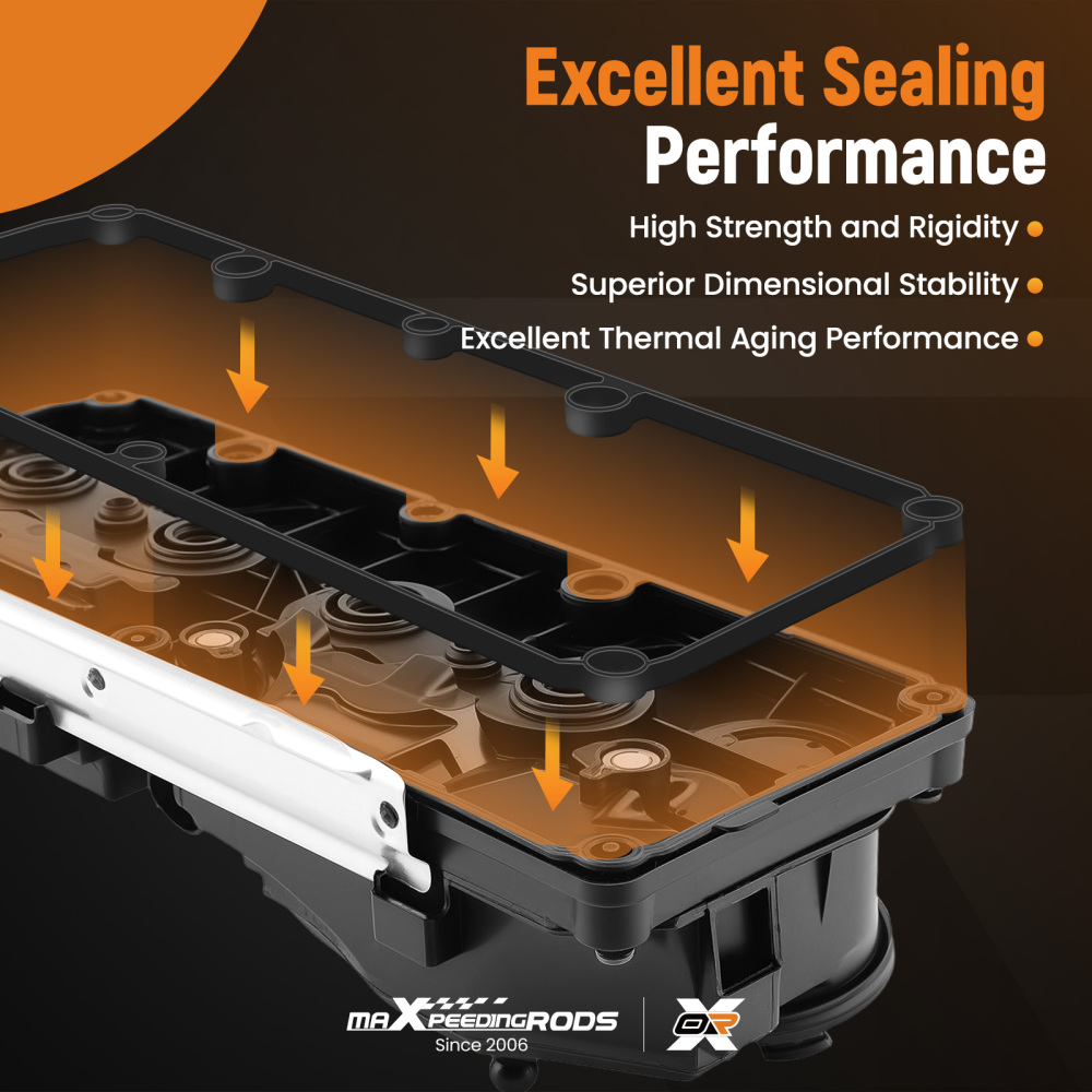 Cam Rocker Cover compatible for VW Golf Jetta Passat Tiguan 2.0 TDI 03L103469R 2008-2018