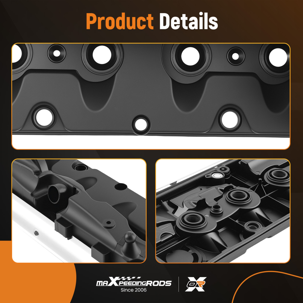 Cam Rocker Cover compatible for VW Golf Jetta Passat Tiguan 2.0 TDI 03L103469R 2008-2018