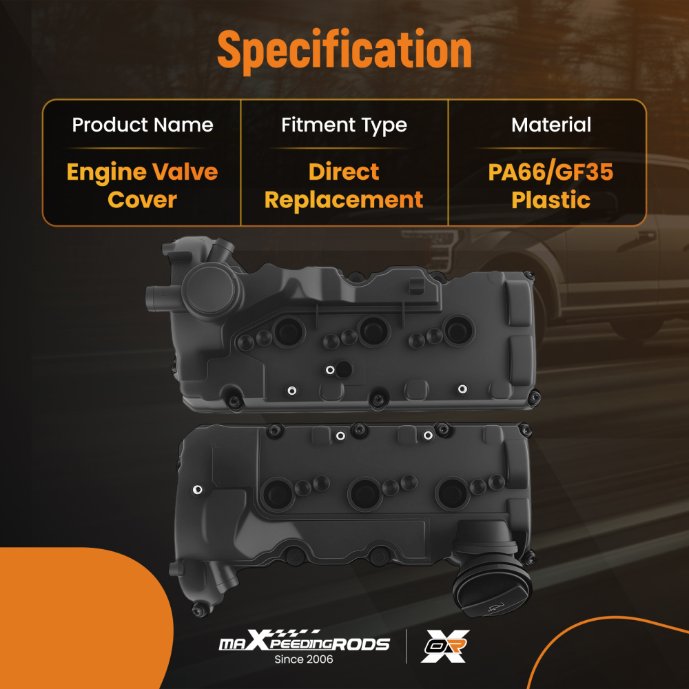 Left Right Rocker Cover compatible for Audi Q7 A7 A8 3.0 TDI 2007-2018 059103469BD