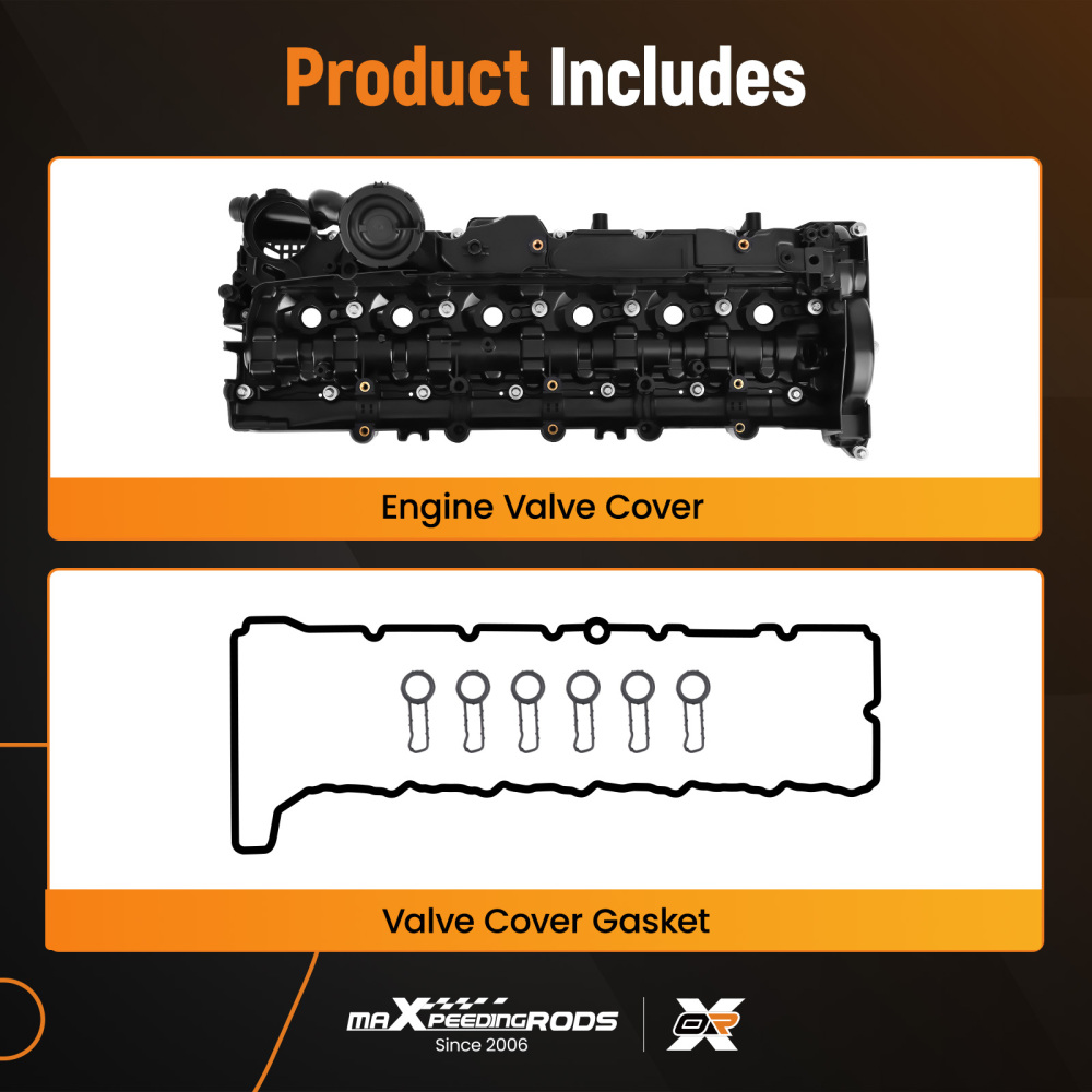 Guarnizione del coperchio della valvola compatibile per BMW 3er F30 5er F10 11128507607