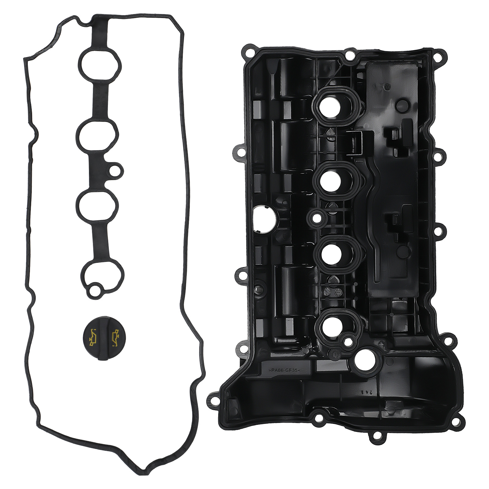 Valve Cover Kit w/ Gasket & Oil Cap compatible for MAZDA 3 CX-3 CX-5 2.0L PE0210210A new