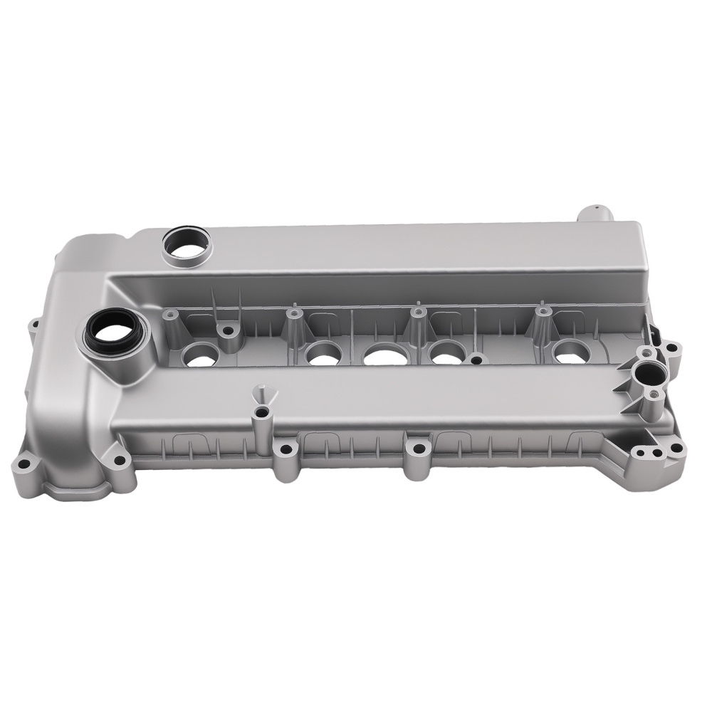 Aluminum Engine Valve Cover compatible for Ford Fusion 2.3L 06-09 6M8Z6582E Silver