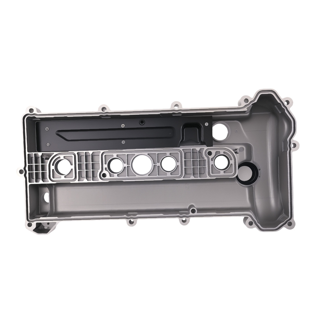 Aluminum Engine Valve Cover compatible for Ford Fusion 2.3L 06-09 6M8Z6582E Silver
