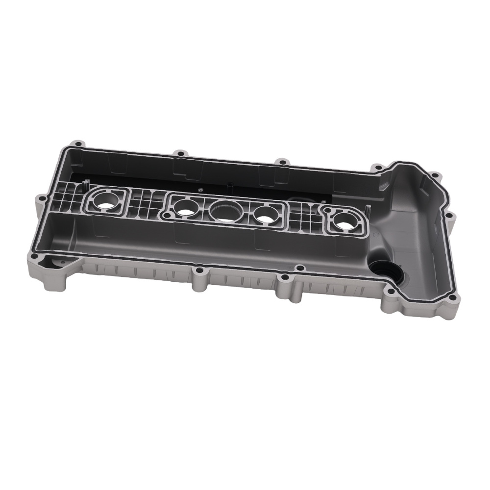 Aluminum Engine Valve Cover compatible for Ford Fusion 2.3L 06-09 6M8Z6582E Silver