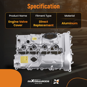 Upgrade Aluminum Valve Cover compatible for BMW 230i 330i 430i 530i xDrive X1 X3 2017-2020