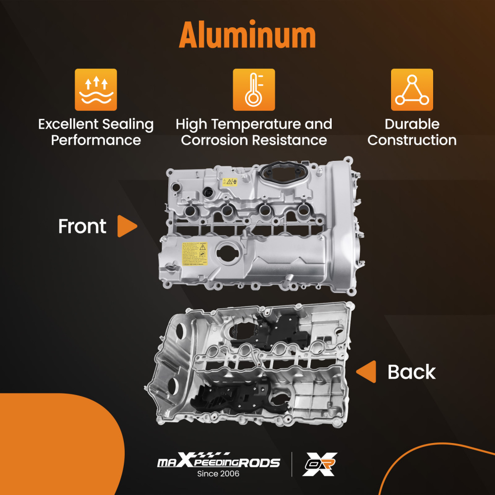 Upgrade Aluminum Valve Cover compatible for BMW 230i 330i 430i 530i xDrive X1 X3 2017-2020