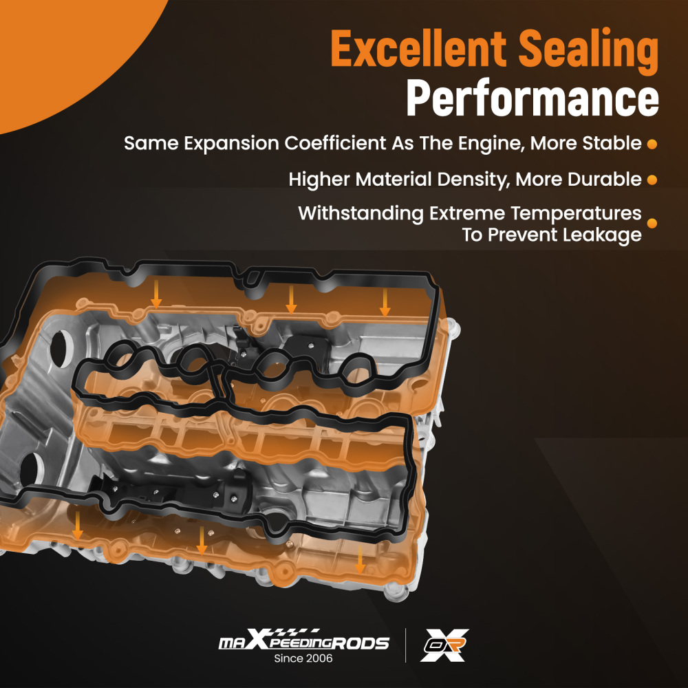 Upgrade Aluminum Valve Cover compatible for BMW 230i 330i 430i 530i xDrive X1 X3 2017-2020