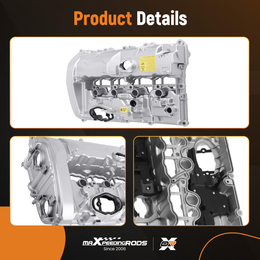 Upgrade Aluminum Valve Cover compatible for BMW 230i 330i 430i 530i xDrive X1 X3 2017-2020