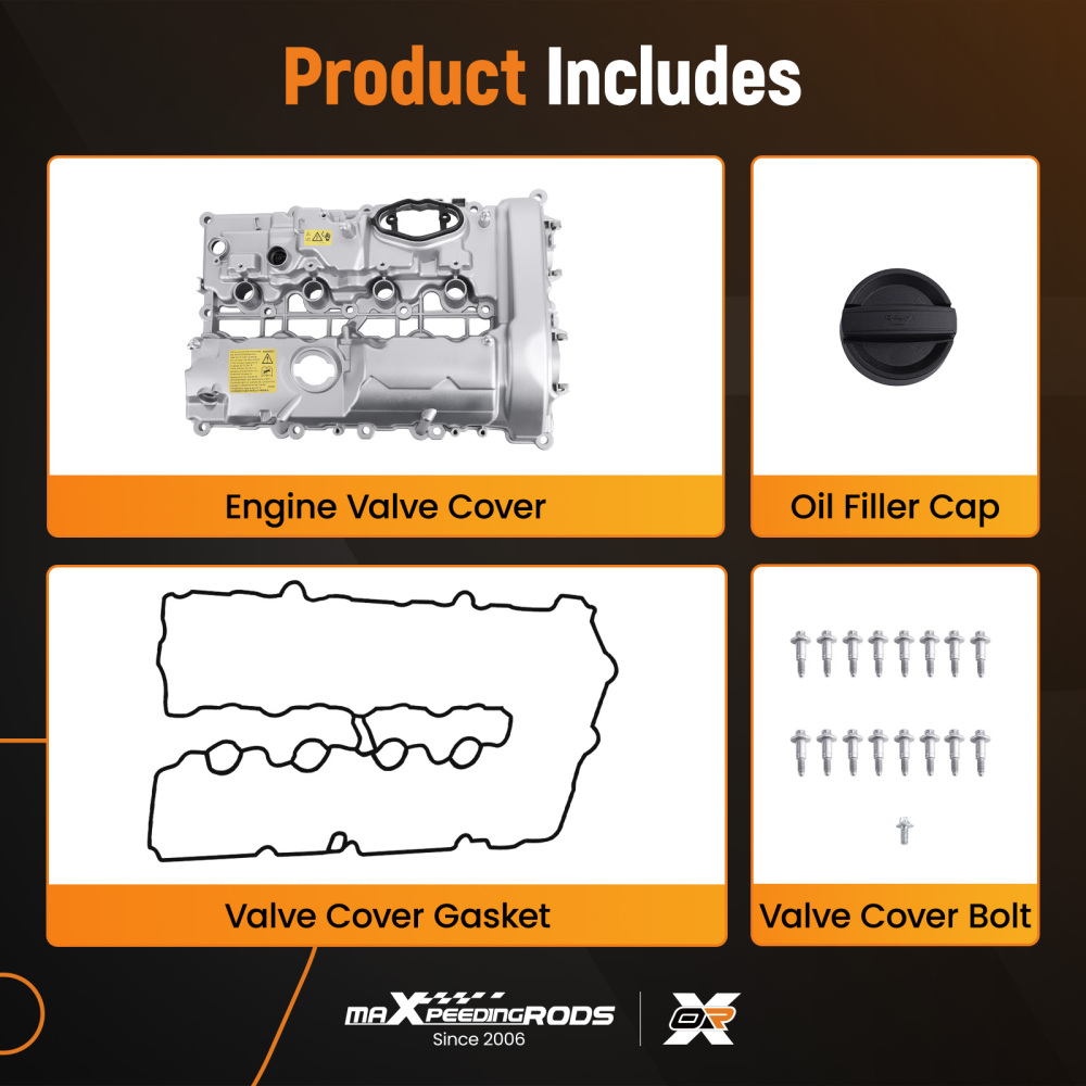 Upgrade Aluminum Valve Cover compatible for BMW 230i 330i 430i 530i xDrive X1 X3 2017-2020