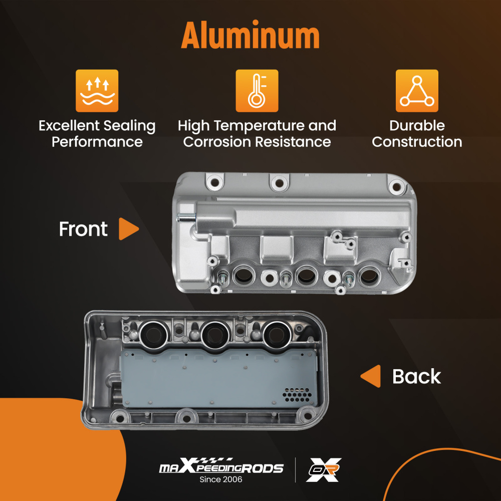 Rear Engine Valve Cover compatible for Honda Accord Odyssey 2008-2017 3.5L 12320-R70-A00