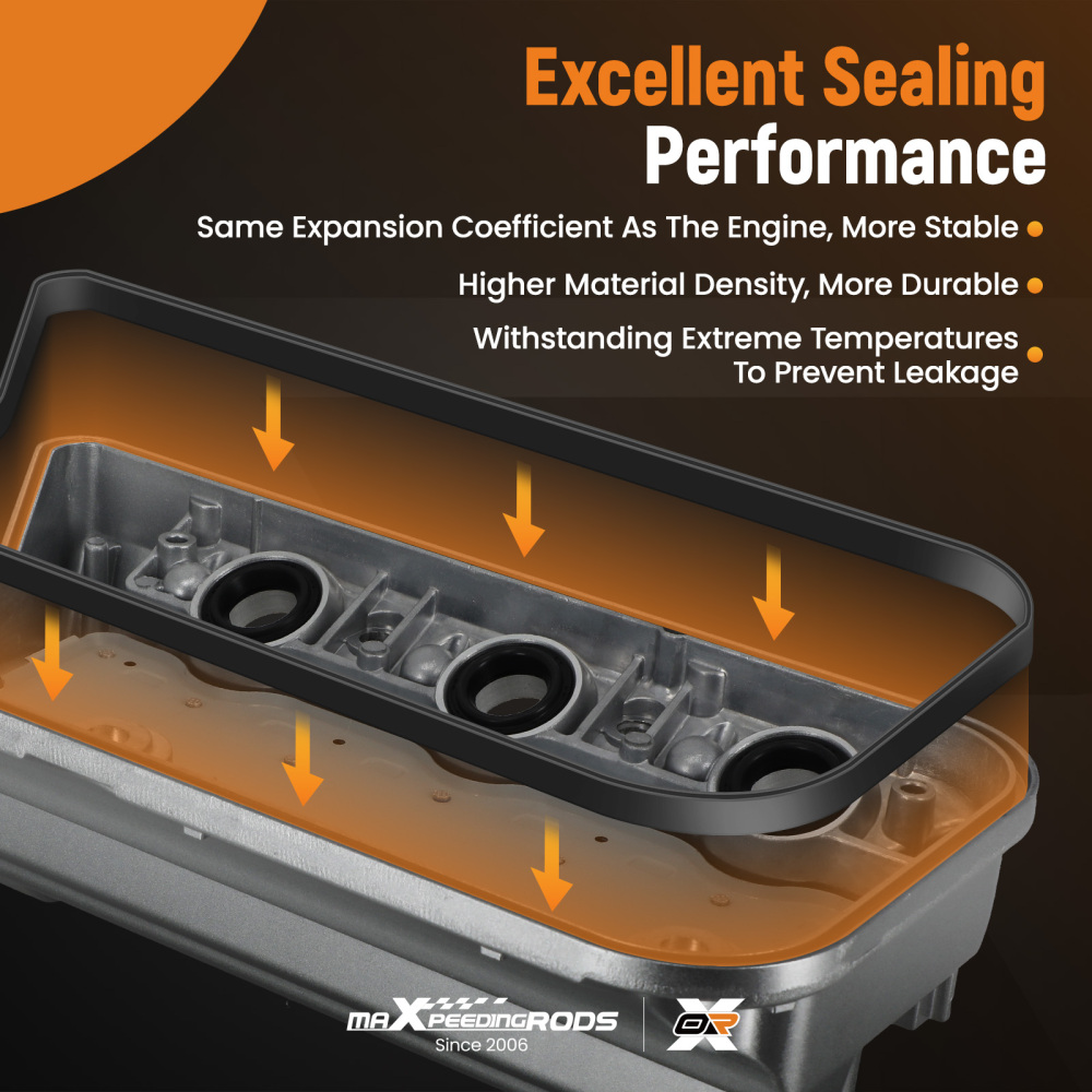 Rear Engine Valve Cover compatible for Honda Accord Odyssey 2008-2017 3.5L 12320-R70-A00