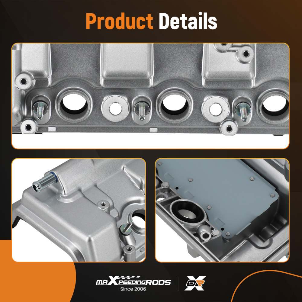 Rear Engine Valve Cover compatible for Honda Accord Odyssey 2008-2017 3.5L 12320-R70-A00