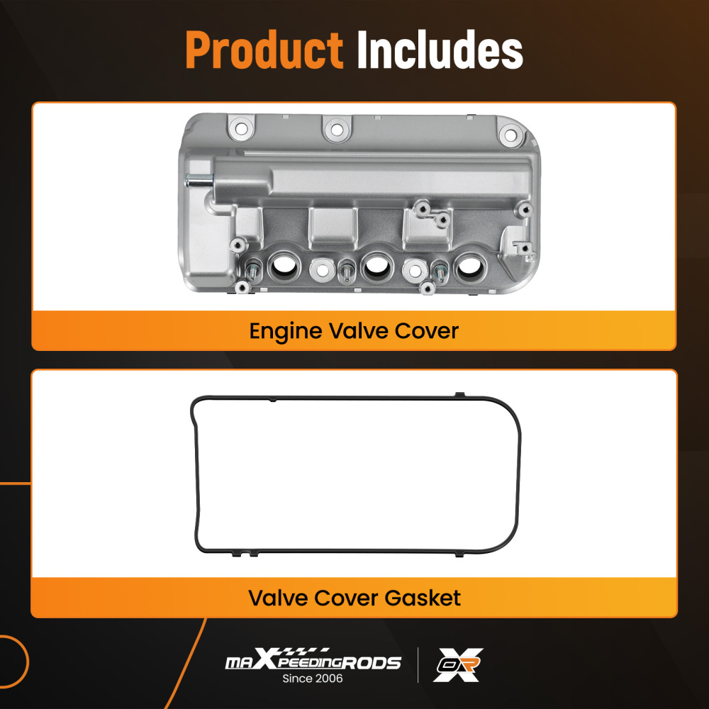 Rear Engine Valve Cover compatible for Honda Accord Odyssey 2008-2017 3.5L 12320-R70-A00