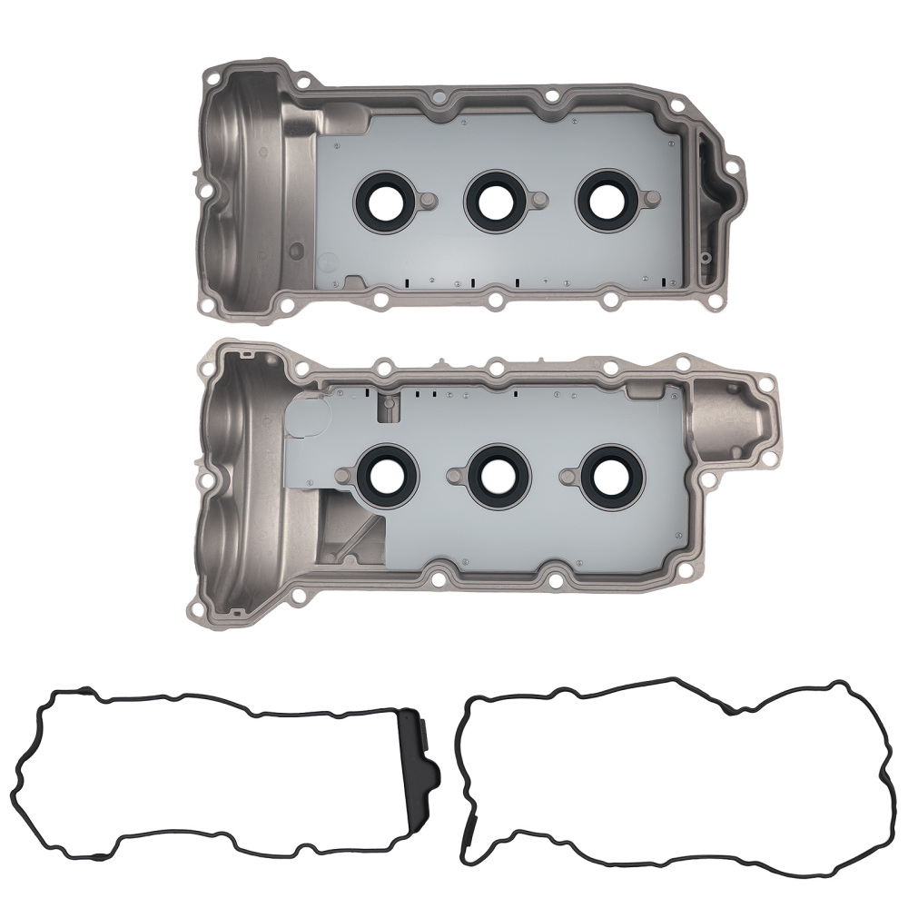 Engine Valve Cover+6 Ignition Coils compatible for Chevrolet Camaro/Traverse 3.6L V6