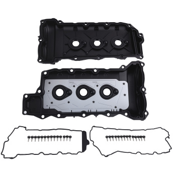 2x Valve Cover+Ignition Coils compatible for Chevrolet Traverse Impala 3.6L 09-20