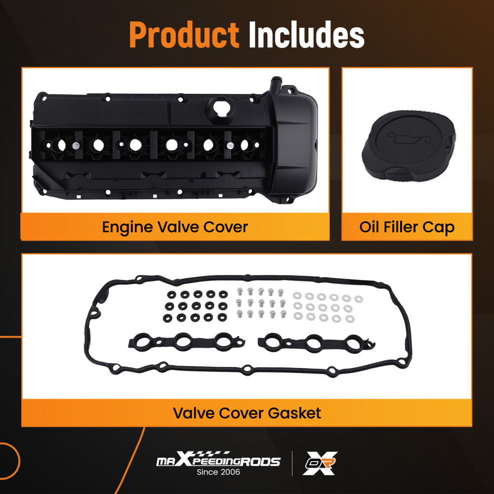 Cylinder Head Rocker Cover compatible for BMW E46 00-06 Coupe 330 xi 330 Ci 325 Ci 320 Ci