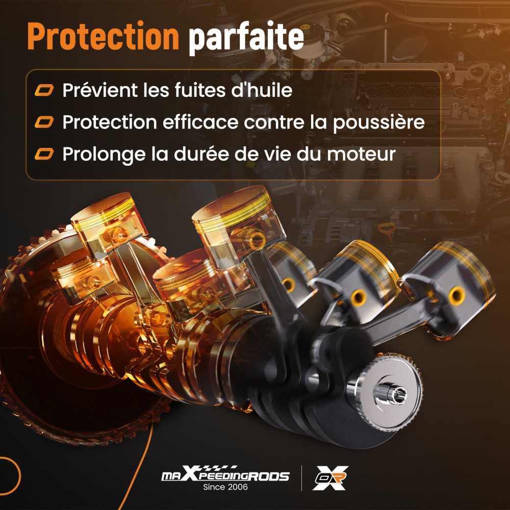Couvercle de soupape & Joint compatible pour BMW E46 E39 E60 E61 E65 E66 E83 11127512839