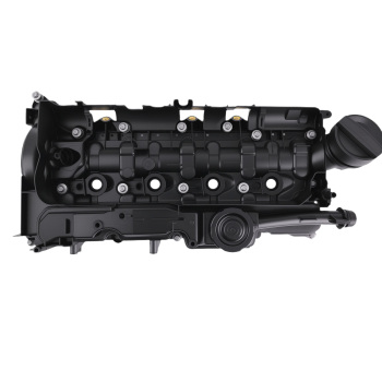 Engine Valve Cover compatible for BMW B47 B47D20 2.0 Diesel + Gasket 11128513755 Black
