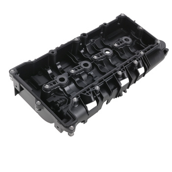 Engine Valve Cover compatible for BMW B47 B47D20 2.0 Diesel + Gasket 11128513755 Black