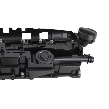 Engine Valve Cover compatible for BMW B47 B47D20 2.0 Diesel + Gasket 11128513755 Black