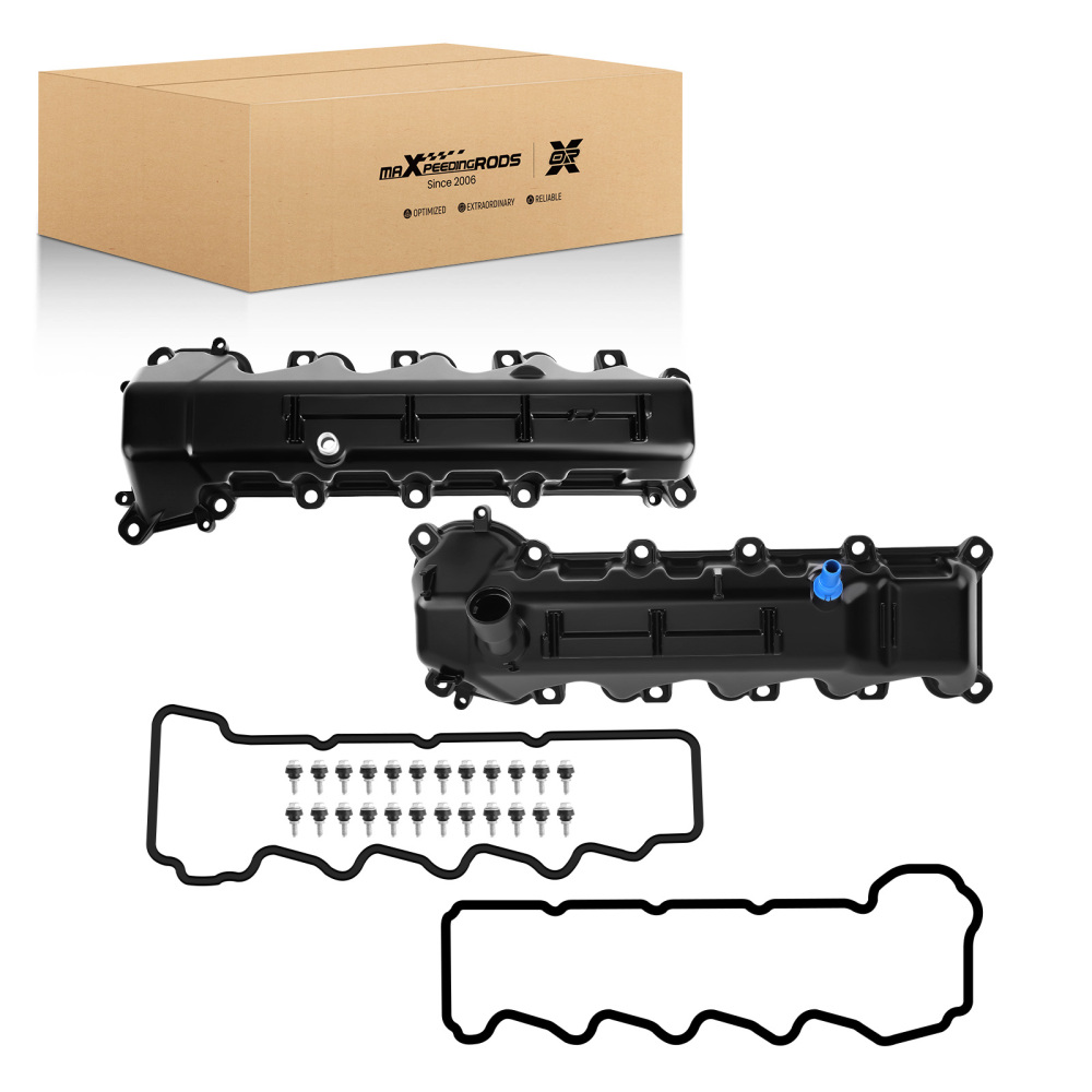 2x Upgrade Valve Cover Set compatible for Dodge Ram 1500 2008-2010 compatible for Ram 1500 2011-2013 4.7L