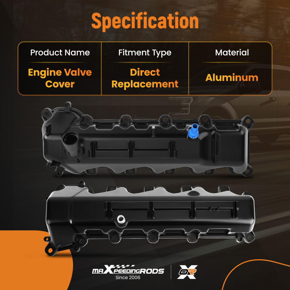 2x Upgrade Valve Cover Set compatible for Dodge Ram 1500 2008-2010 compatible for Ram 1500 2011-2013 4.7L