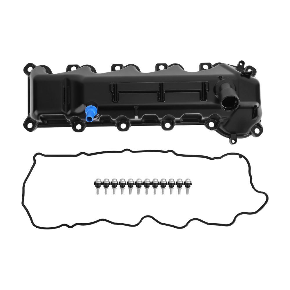 Left Aluminum Valve Cover Set compatible for RAM 1500 09-13 compatible for Grand Cherokee 2008 2009 4.7L