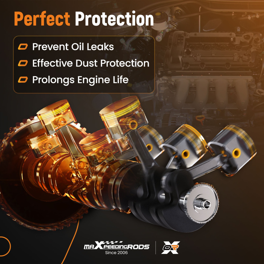 Left Aluminum Valve Cover Set compatible for RAM 1500 09-13 compatible for Grand Cherokee 2008 2009 4.7L