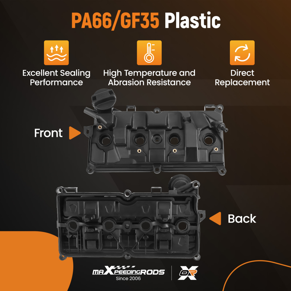 Engine Valve Cover Set compatible for Nissan Juke 1.6L L4 011-2017 Sentra 16-19 132641KC1A