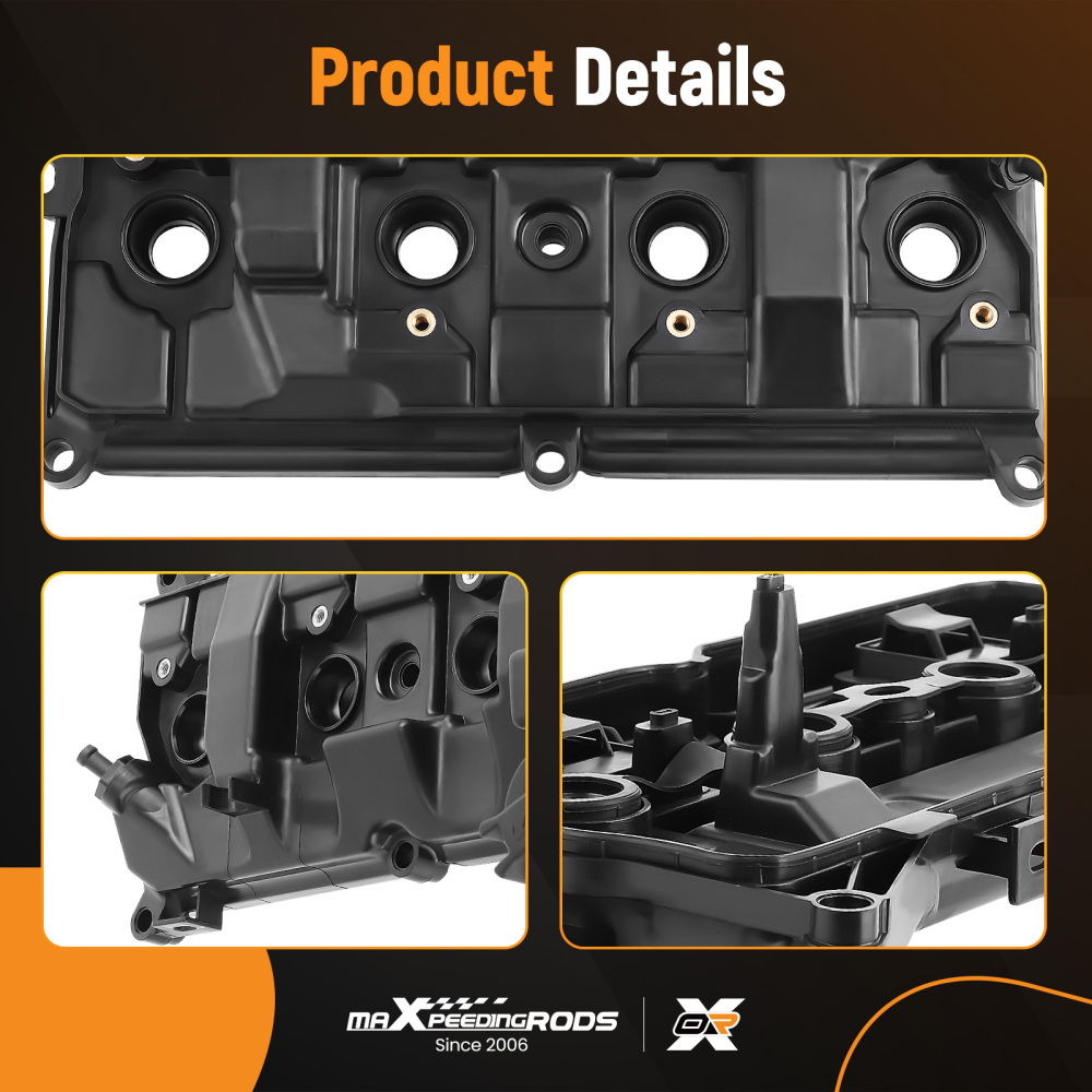 Engine Valve Cover Set compatible for Nissan Juke 1.6L L4 011-2017 Sentra 16-19 132641KC1A