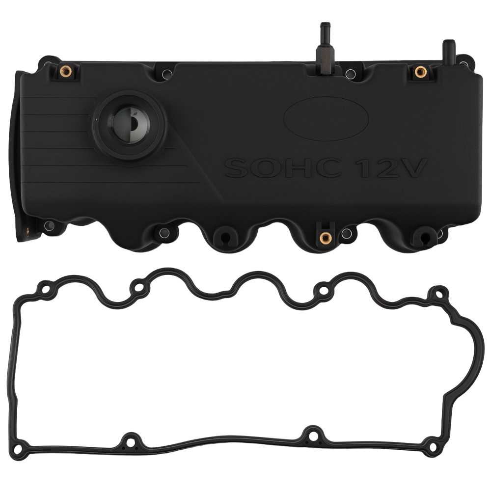 Black Engine Cover compatible for Hyundai Accent 1.5L 2000-2002 22410-22610 Alpha Engine
