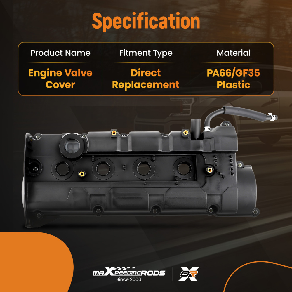 Valve Cover w/ Gasket compatible for Kia Spectra5 Sportage 2.0L l4 2004-2010 2241023100