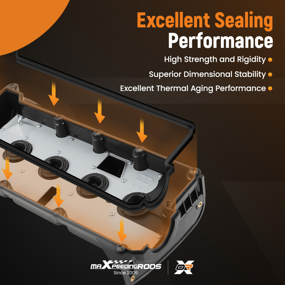 Valve Cover w/ Gasket compatible for Kia Spectra5 Sportage 2.0L l4 2004-2010 2241023100